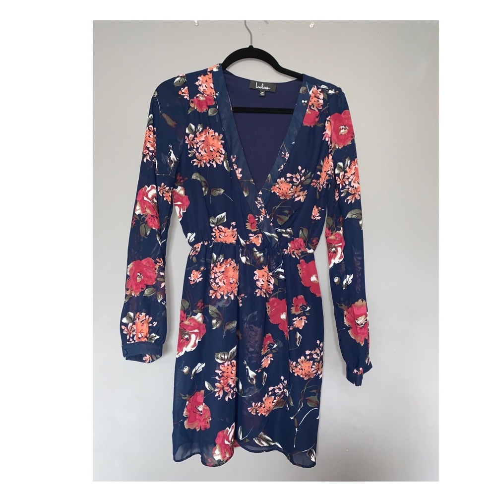 Long Sleeved Floral Dress